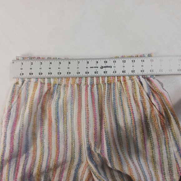 Lou & Grey, Rainbow Stripe Shorts & Top, Selling As a Set, Summer, Med., Beachy - Picture 14 of 16